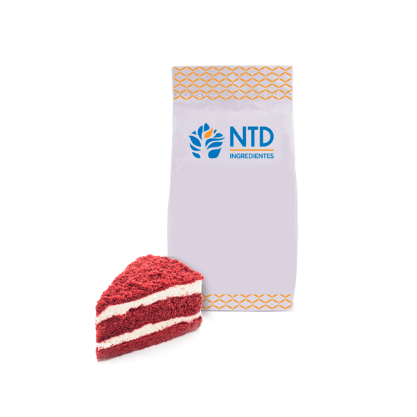 RED VELVET CAKE MIX - SACO 2.5Kg - NTD INGREDIENTES MEXICO