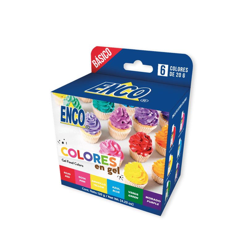 Kit Basico 6 Colores - Caja 20gr (IVA) - NTD INGREDIENTES MEXICO