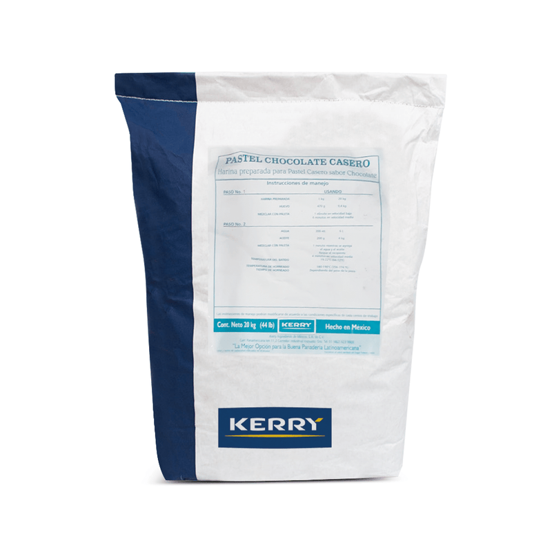 Mix para pastel casero chocolate 20 kg - NTD INGREDIENTES MEXICO