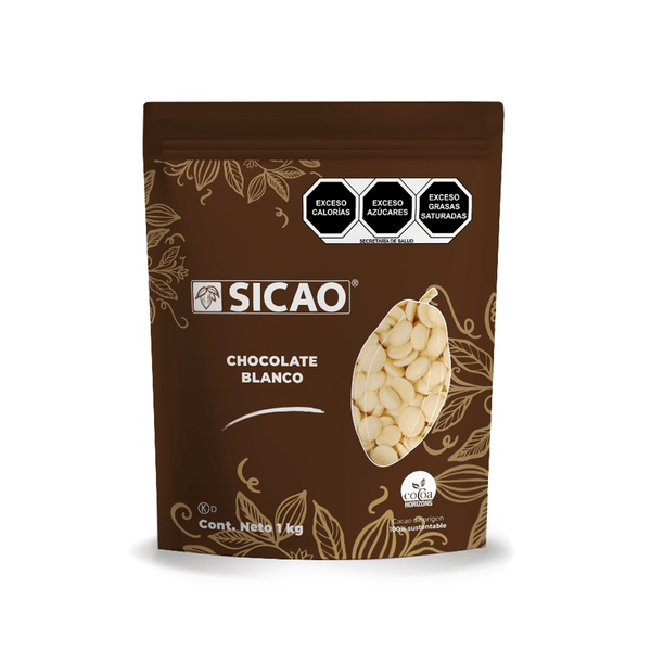 SICAO CHOCOLATE BLANCO 32% BOLSA 1GK* - NTD INGREDIENTES MEXICO